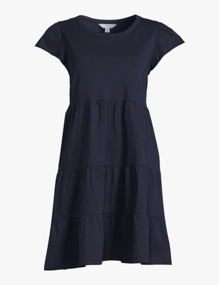 Short Sleeve Knit Dress - Image 3