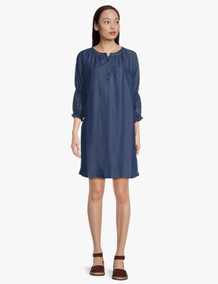 Smocked Shoulder Dress - Image 4