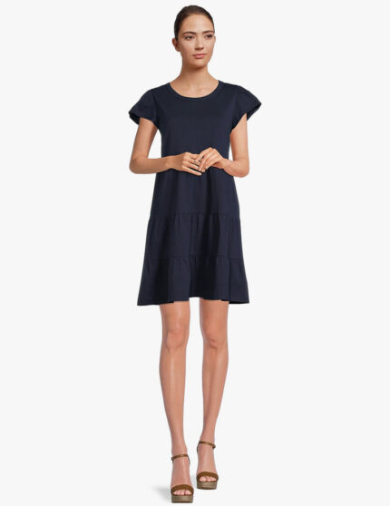 Short Sleeve Knit Dress - Image 4