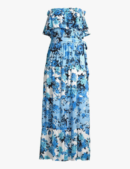 Tiered Strapless Maxi Dress - Image 3