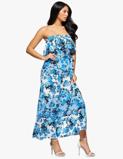 Tiered Strapless Maxi Dress - Image 4